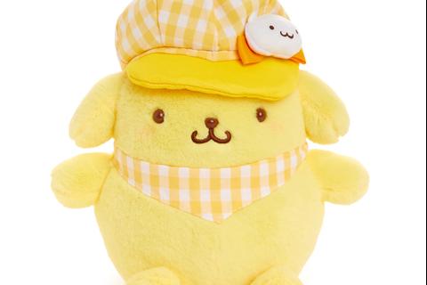 Pompompurin 8" Plush (Gingham Cap Series)