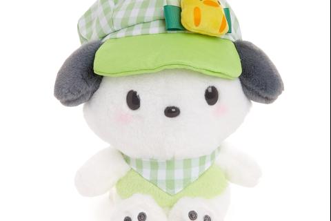 Pochacco 8" Plush (Gingham Cap Series)