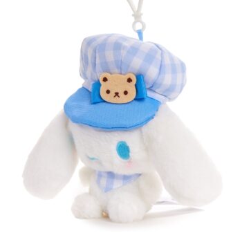 Cinnamoroll Plush Mascot Clip (Gingham Cap Series)