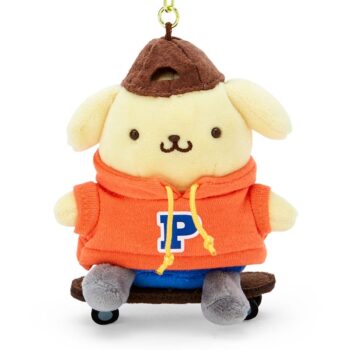 Pompompurin Plush Mascot Keychain (Sk8r Squad Series)