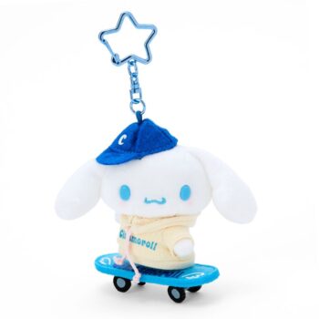 Cinnamoroll Plush Mascot Keychain (Sk8r Squad Series)