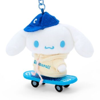 Cinnamoroll Plush Mascot Keychain (Sk8r Squad Series)