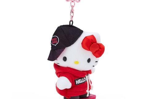 Hello Kitty Plush Mascot Keychain (Sk8r Squad Series)