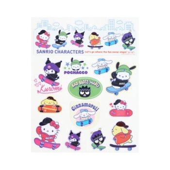 Sanrio Characters 13-pc Sticker Sheet (Sk8r Squad Series)