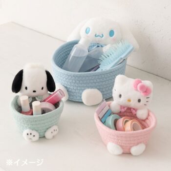 Pochacco Woven Rope Storage Basket (Small)