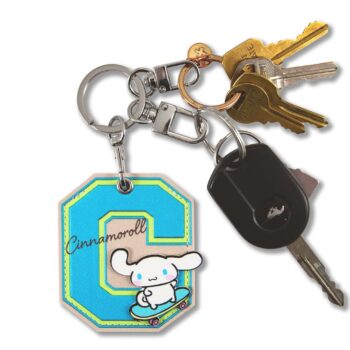 Cinnamoroll x Sonix College Letters AirTag Keychain