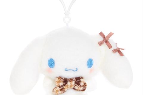 Cinnamoroll Mascot Clip (Mocha Check Series)