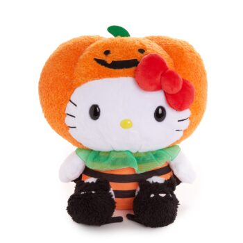 Hello Kitty 10" Pumpkin Halloween Plush