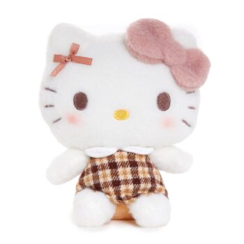 Hello Kitty 7" Plush (Mocha Check Series)