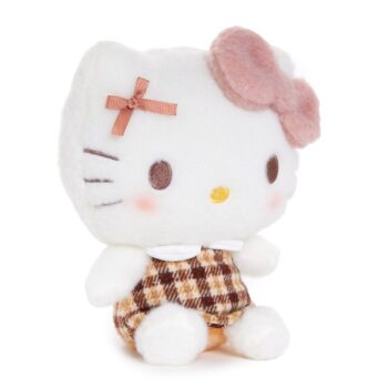 Hello Kitty 7" Plush (Mocha Check Series)