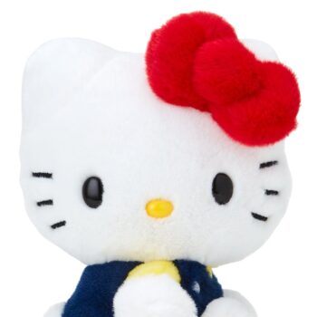 Hello Kitty 50th Anniv. Plush Mascot (Dark Blue Overalls)