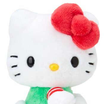 Hello Kitty 50th Anniv. Plush Mascot (Green Overalls)