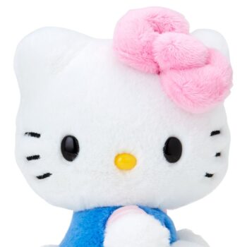 Hello Kitty 50th Anniv. Plush Mascot (Light Blue Overalls)