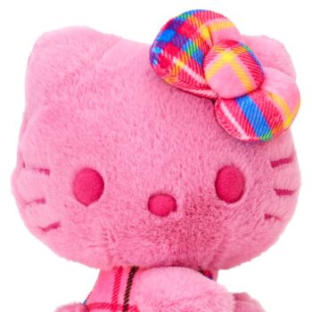 Hello Kitty 50th Anniv. Plush Mascot (Pink Tartan)