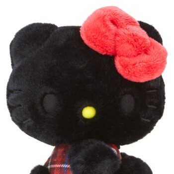 Hello Kitty 50th Anniv. Plush Mascot (Black Tartan)