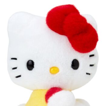 Hello Kitty 50th Anniv. Plush Mascot (Yellow Overalls)