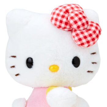 Hello Kitty 50th Anniv. Plush Mascot (Red Gingham Bow)