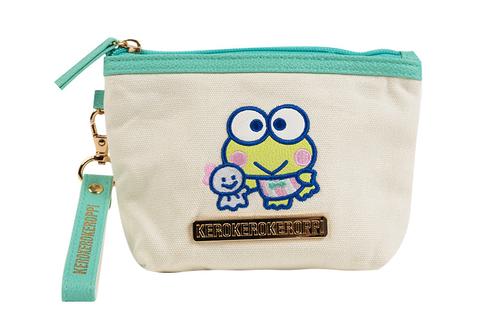 Keroppi Mini Zipper Pouch (Teru Teru and Me Series)