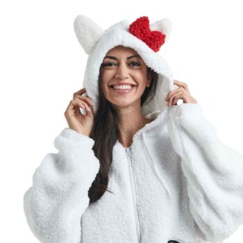 Hello Kitty Cozy Sherpa Zip Lounge Hoodie