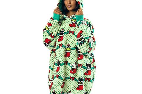 Hello Kitty & Friends Holiday Stockings Lounge Hoodie