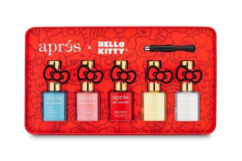 Hello Kitty x Aprés 5-pc Nail Gel Couleur Set