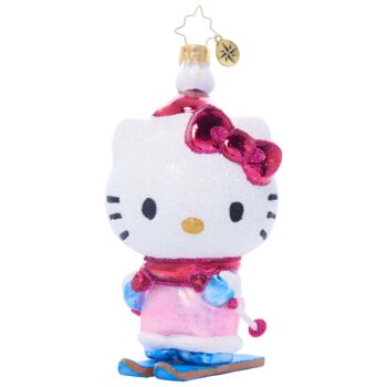 Hello Kitty x Christopher Radko Handmade Glass Ornament (Aspen Adventure)