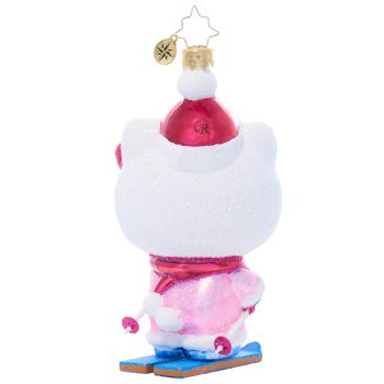 Hello Kitty x Christopher Radko Handmade Glass Ornament (Aspen Adventure)