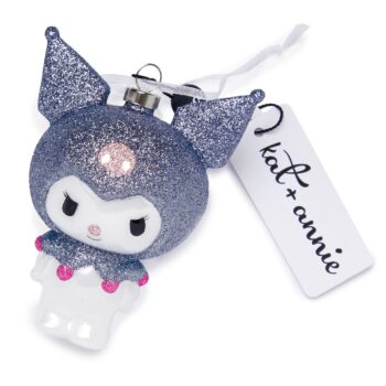 Kuromi x Kat + Annie Glass Ornament