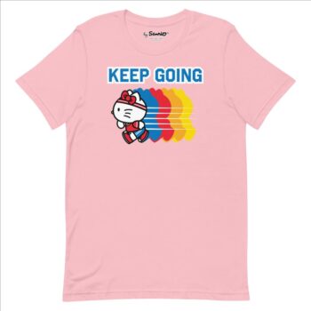 Hello Kitty Keep Going T-Shirt (Pink)