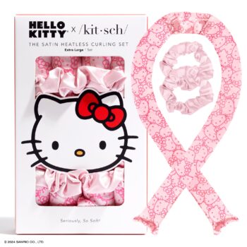 Hello Kitty x Kitsch XL Heatless Curling Set