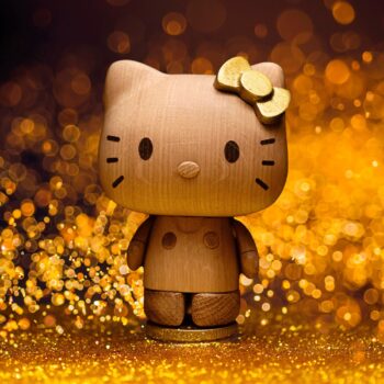 Hello Kitty x Boyhood Limited Edition Oak Figurine (50th Anniversary)