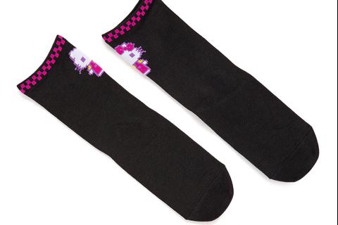 Hello Kitty Pink Crew Sock (Retro Pixel Series)