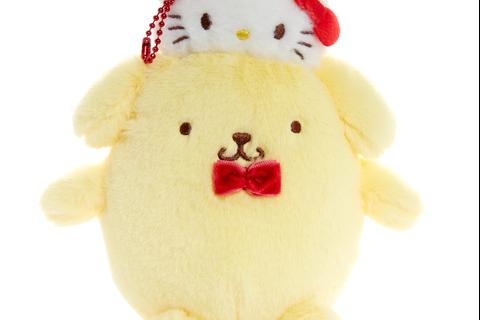 Pompompurin Mascot Bag Charm (Hello Kitty 50th Anniv.)