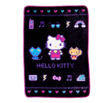 Hello Kitty Throw Blanket (Retro Pixel Series)