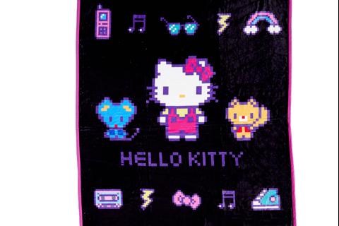 Hello Kitty Throw Blanket (Retro Pixel Series)