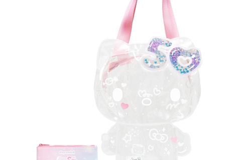 Hello Kitty 50th Anniversary JapanLA Clear Bag with Pouch