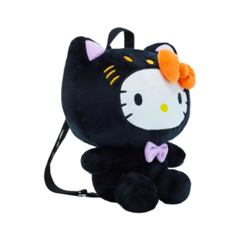 Hello Kitty Halloween Black Cat Plush Backpack