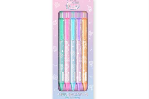 Hello Kitty x Studio Oh! 50th Anniversary 5-pc Gel Pens Set