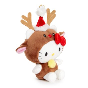 Hello Kitty Plush Reindeer Ornament