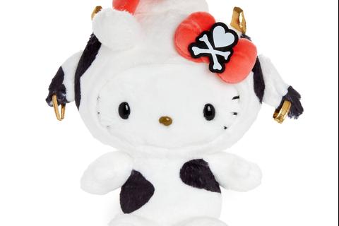 Hello Kitty x Tokidoki 8" Plush (Holiday Cow)