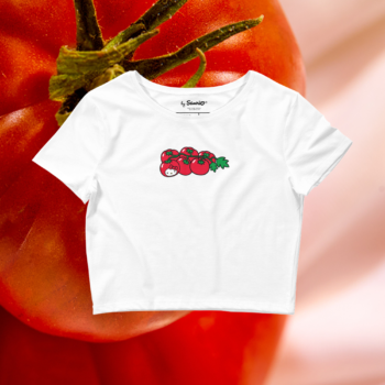 Hello Kitty Tomato Cropped Tee