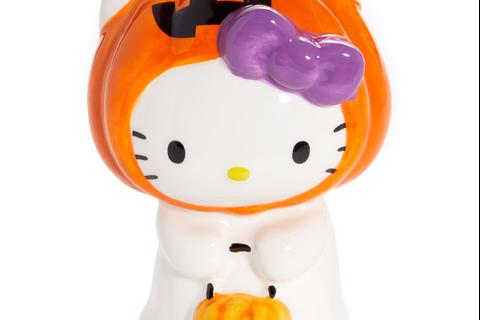 Hello Kitty Halloween Trick or Treat Ghost Ceramic Figurine