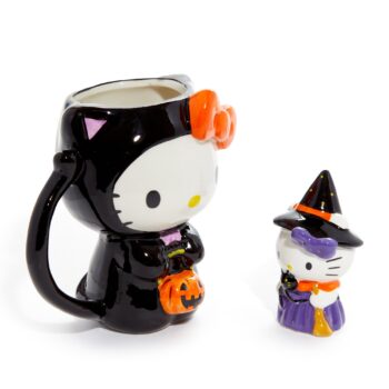 Hello Kitty Halloween Costume Ceramic Mug and Figurine Gift Set