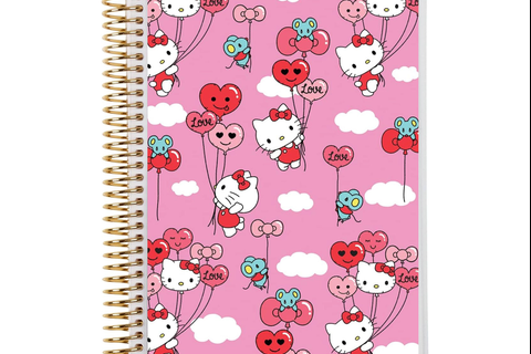 Hello Kitty x Erin Condren Balloons A5 Coiled Notebook