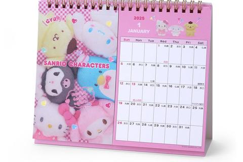 Sanrio Characters 2025 Postcard Desk Calendar