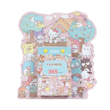 Sanrio Characters 2025 Daily Wall Calendar