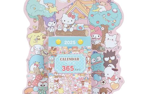 Sanrio Characters 2025 Daily Wall Calendar