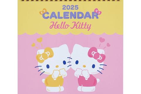 Hello Kitty 2025 Wall Calendar