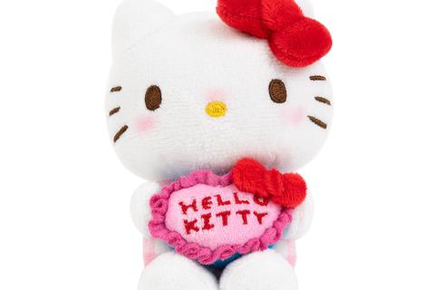 Hello Kitty 50th Anniv. Plush Mascot Keychain (Full of Happy Series)