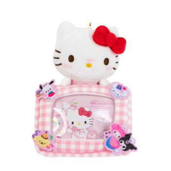 Hello Kitty 50th Anniv. Plush Mascot Badge Holder (Full of Happy Series)